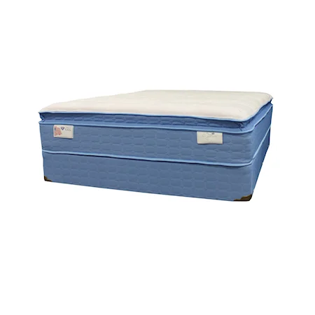 Twin Euro Top Mattress and Foundation